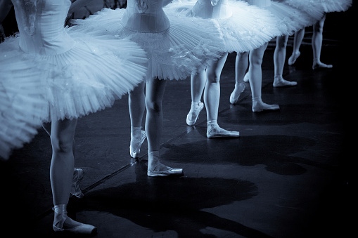 Ballerinas (ballerinas on stage performing  