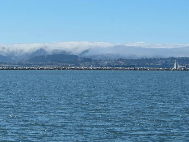 Fog over San Bruno Mountain - Alameda, California