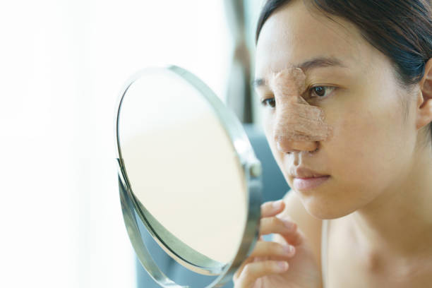 istock Woman face after nose plastic surgery. 1685810182