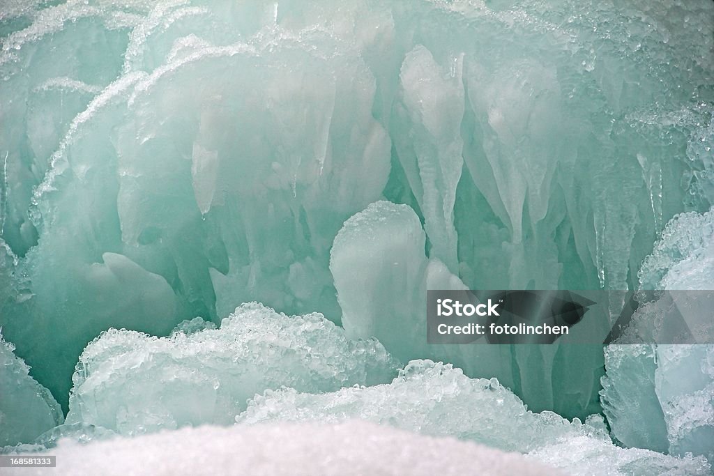 Gefrorene-Wasserfall - Lizenzfrei Deutschland Stock-Foto