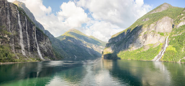 geirangerfjorde, 노르웨이 - suitor 뉴스 사진 이미지