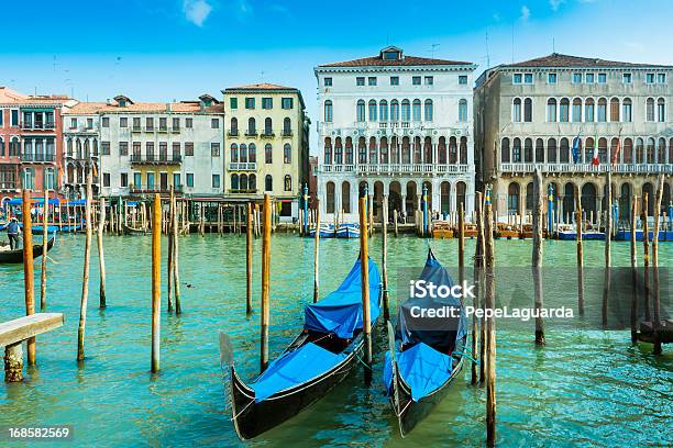 Photo libre de droit de Gondoles À Venise banque d'images et plus d'images libres de droit de Balcon - Balcon, Beauté, Bleu