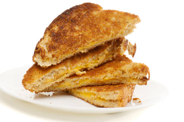 istock Stack of Toasted Cheese Sandwiches 168583400