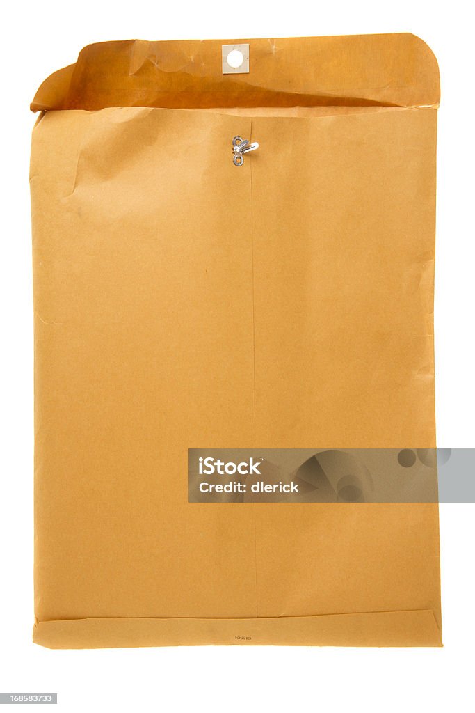 Envelope com estampa de arquivos - Foto de stock de Antigo royalty-free