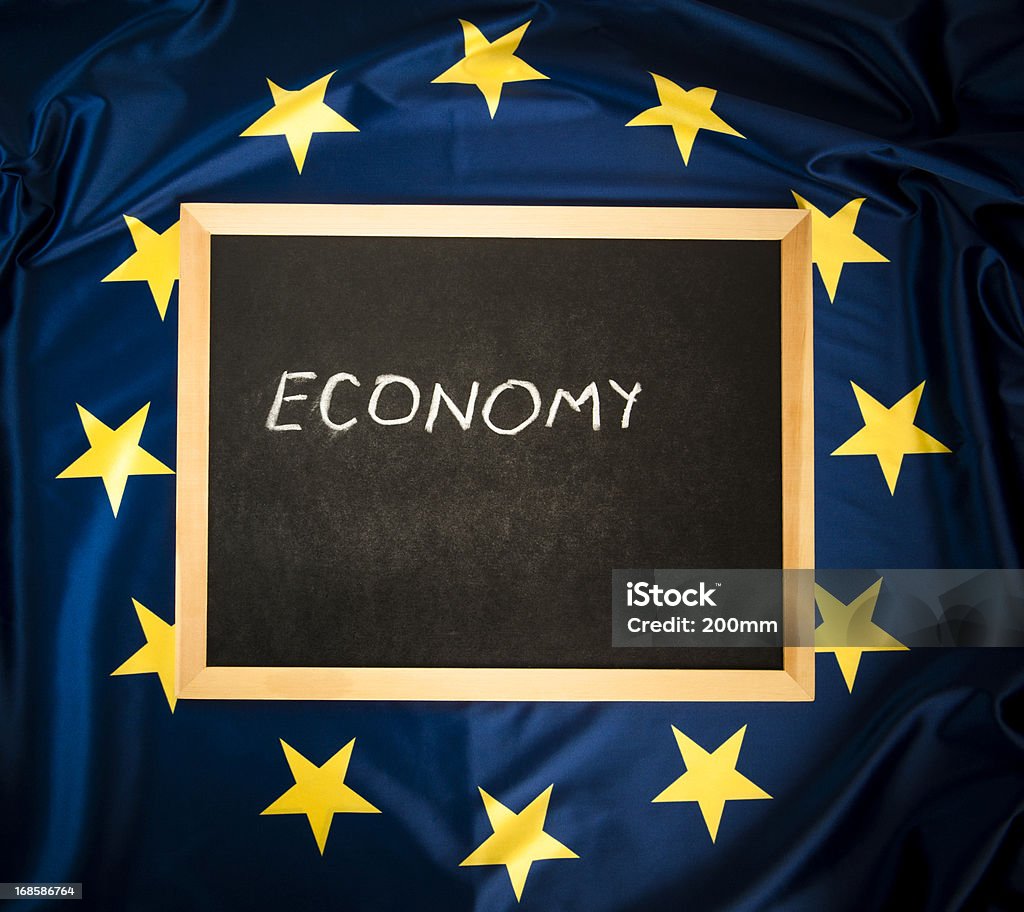 Economy-Schild - Lizenzfrei Belgien Stock-Foto