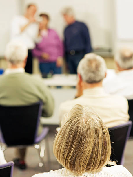 istock Blond Woman on Seminar 168586814
