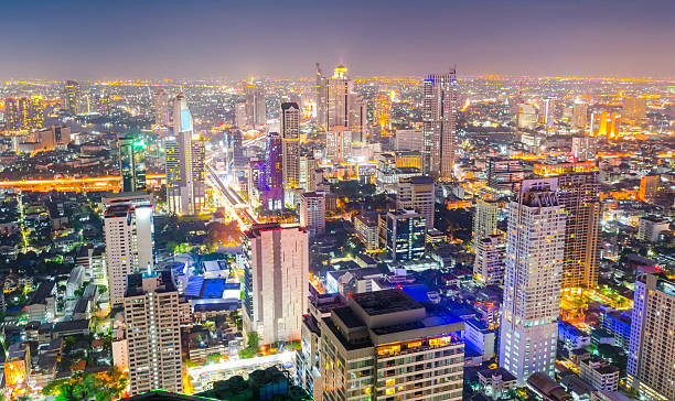 istock Aerial cityscape view in Asia 168589155