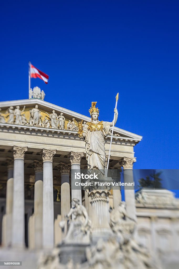 De palas-Athene-Brunnen, Viena - Foto de stock de Día libre de derechos