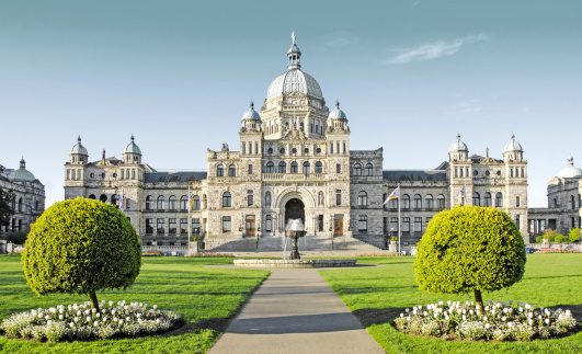 Edificio del Parlamento en Victoria, Columbia Británica photo