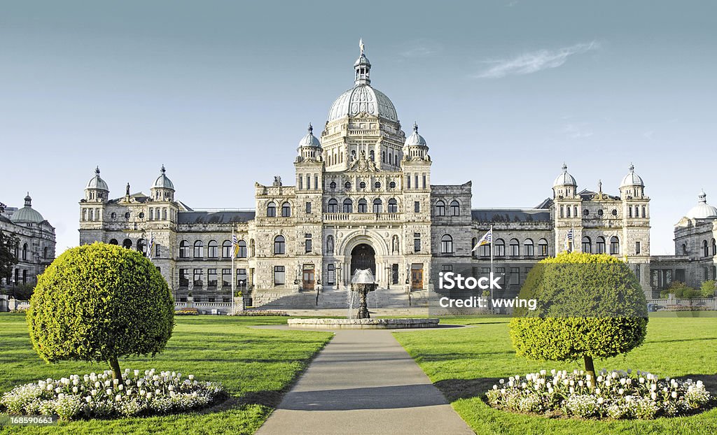 Parliament Building in Victoria, British Columbia Victoria - Canada Stock Photo