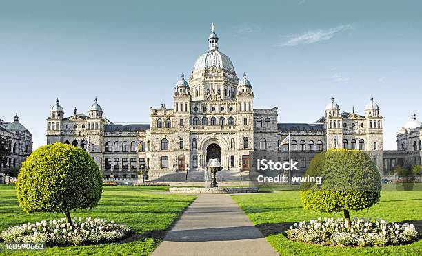 Parliament Building In Victoria British Columbia Stock Photo - Download Image Now - Victoria - Canada, British Columbia, Canada