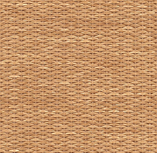 sfondo di vimini senza soluzione di continuità - woven wood textured place mat foto e immagini stock