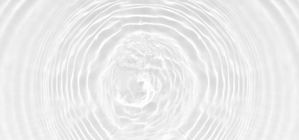 istock Defocus blurred transparent white colored clear calm water surface texture with splashes reflection. Trendy abstract nature background. Water waves in sunlight with copy space. Blue watercolor shine 1685920011