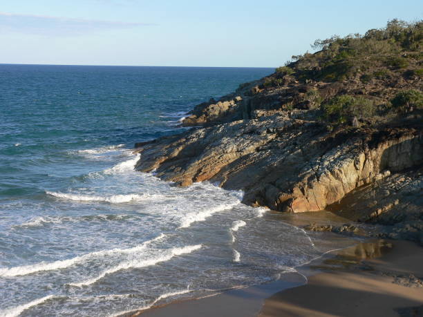 istock Cliffs and the ocean at 1770 in Queensland, Australia 1685938412