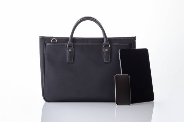istock Business bag and tablet device. business image 1685942255