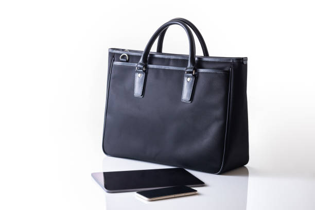 istock Business bag and tablet device. business image 1685944315