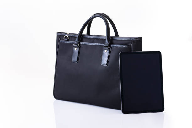 istock Business bag and tablet device. business image 1685955259