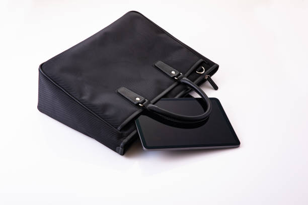 istock Business bag and tablet device. business image 1685963082
