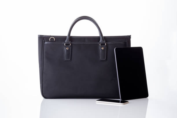 istock Business bag and tablet device. business image 1685972499