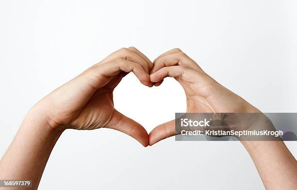 Mani Facendo Heartshape - Fotografie stock e altre immagini di Simbolo di cuore - Simbolo di cuore, Segnale, Fotografia - Immagine