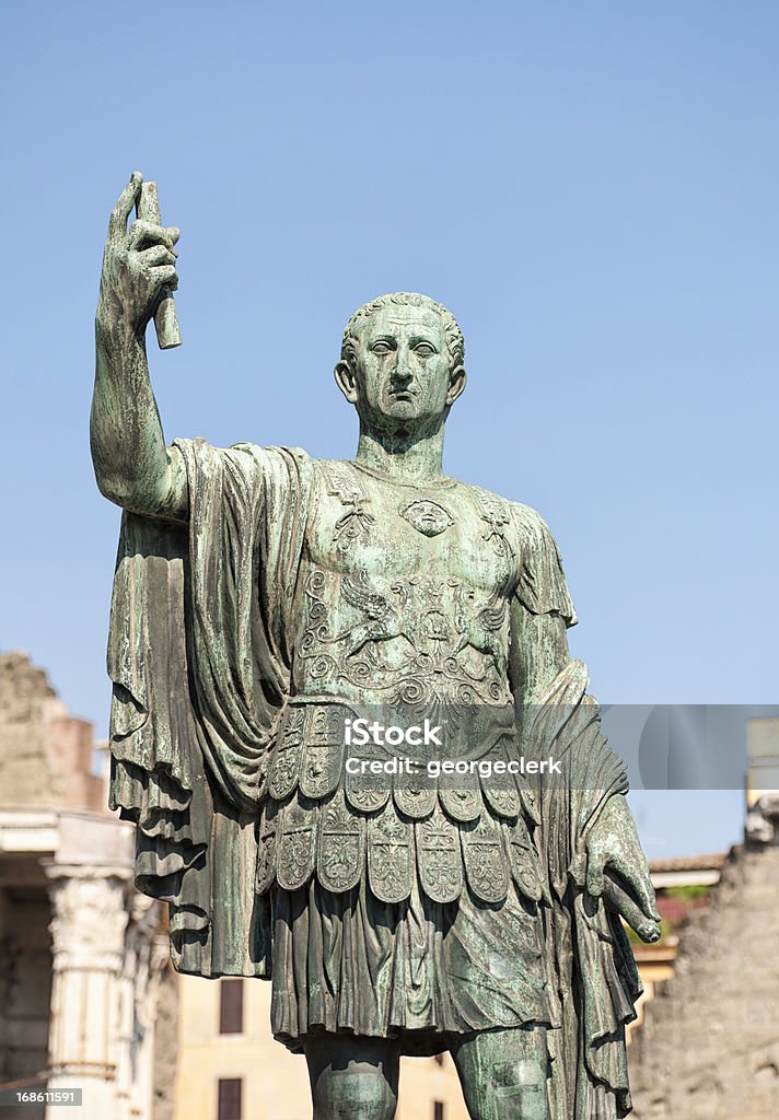 Estátua do Imperador romano - Foto de stock de Júlio César - Imperador royalty-free