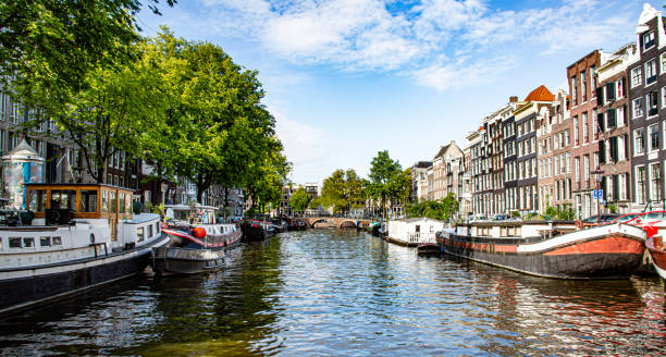 istock The Amsterdam canals, Netherlands, Europe 1686117550