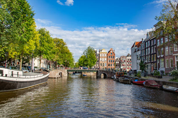 istock The Amsterdam canals, Netherlands, Europe 1686117551