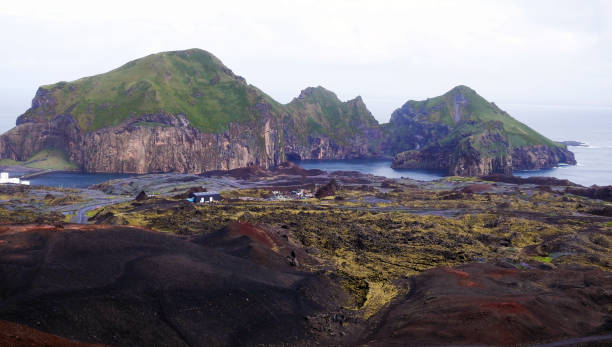 istock Lava fields, Eldfell volcano, Heimaey Island, Vestman Island, Iceland 1686125526