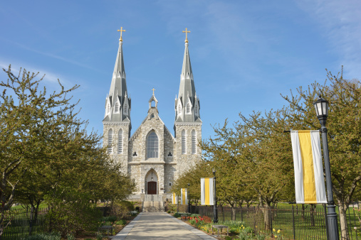 Cathedral Basilica, Vilnius in a beautiful summer day, Lithuania