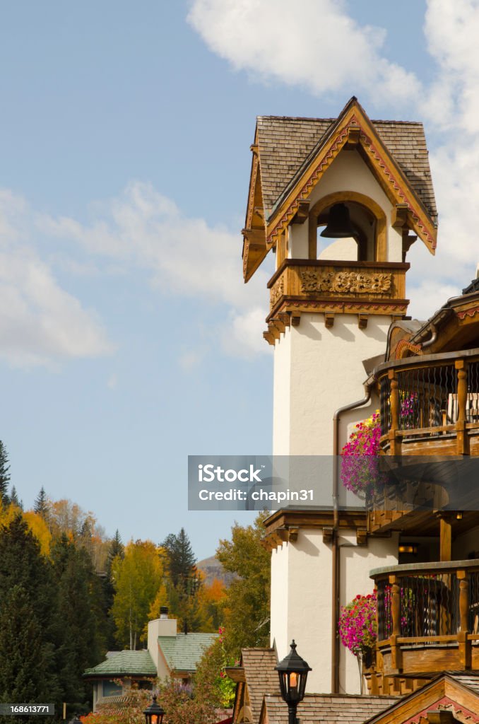 Vail Village w jesiennym - Zbiór zdjęć royalty-free (Antycypacja)