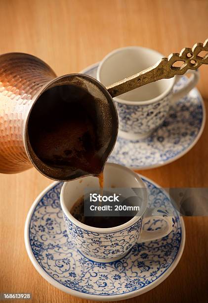 Pouring A Fresh Cup Of Brewed Coffee Stock Photo - Download Image Now - Black Coffee, Black Color, Breakfast