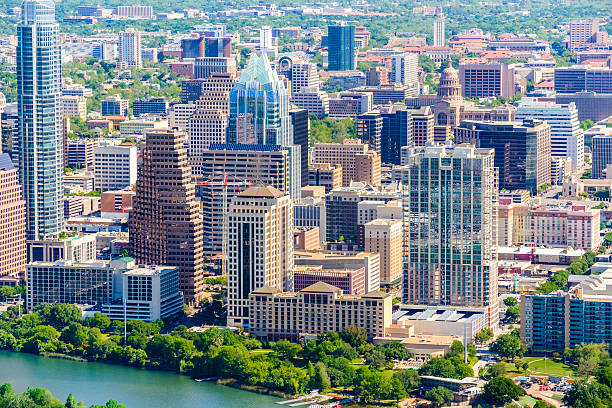 istock Austin Texas downtown cityscape skyline aerial view 168614197