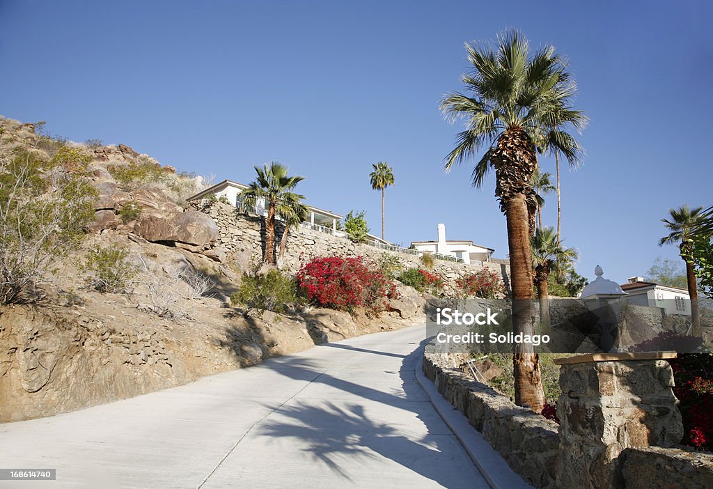 Desert Hilllside modernisme salon. - Photo de Palm Springs - Californie libre de droits