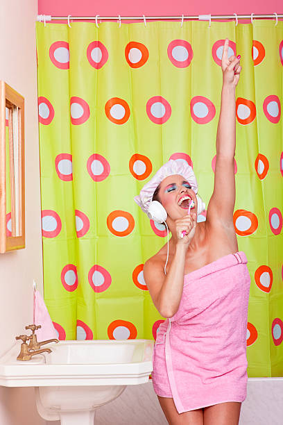 istock Morning good mood singing in bathroom_ humor 168614827