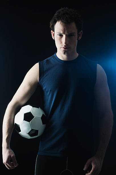 istock Soccer player's portrait _ vertical 168614873
