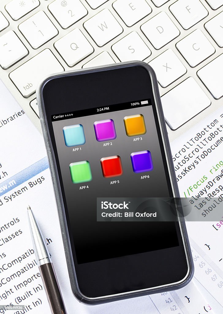 アプリケーション開発 - スマートフォンのロイヤリティフリーストックフォト