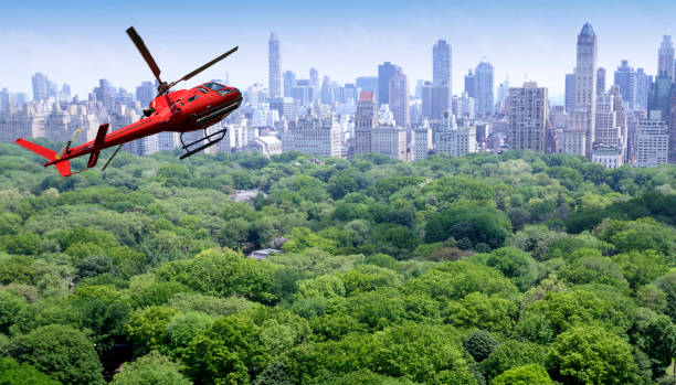 istock Helicopter tour over Central Park. 1686157062