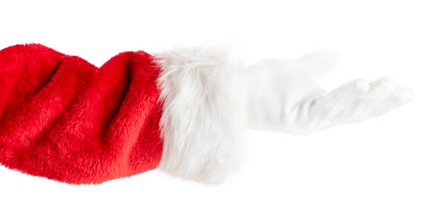 istock Santa hand isolated on white background with clipping path. 1686162339