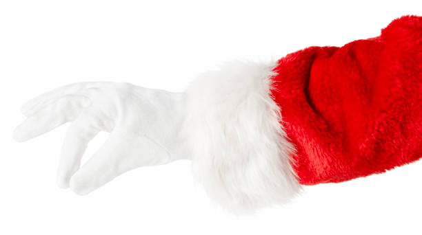 istock Santa hand isolated on white background with clipping path. 1686166109