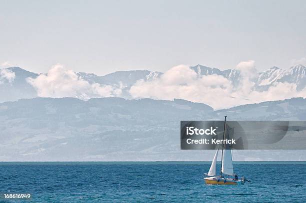 Blick Auf Lake Constance Zu Den Alpen Mit Schnee Bedeckt Stockfoto und mehr Bilder von Bodensee