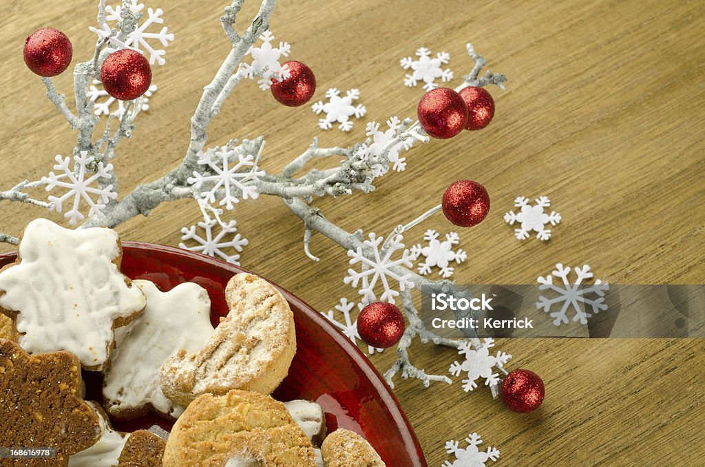 Weihnachtsplätzchen und Tischdekoration - Lizenzfrei Advent Stock-Foto