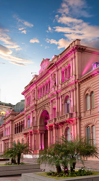 Argentina Buenos Aires Casa Rosada at night