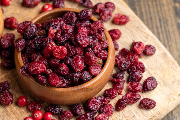 istock Dried red cranberries with sugar syrup 1686181253