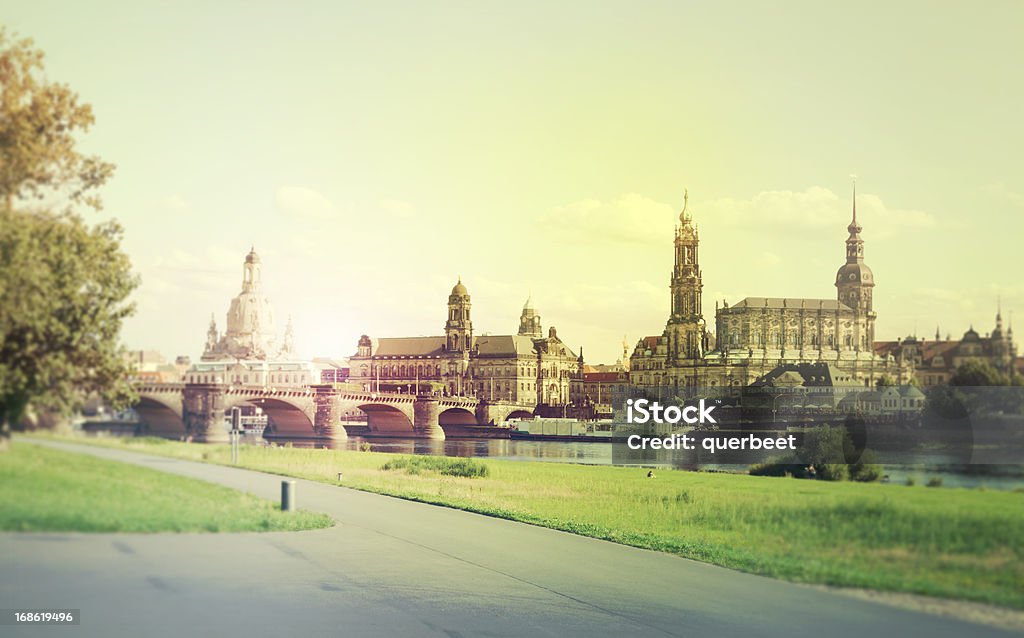 Dresden Skyline, Deutschland - Lizenzfrei Deutschland Stock-Foto