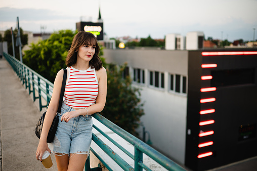 teenager girl using smart phone