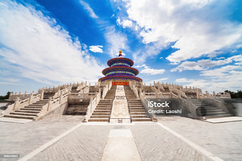 Temple of Heaven Beautiful Scene of Beijing: Temple of Heaven, Beijing, China. Temple Of Heaven Stock Photo