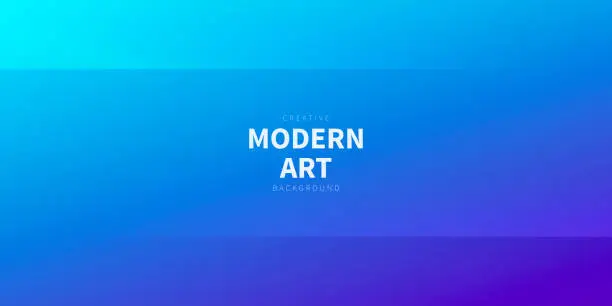 Vector illustration of Modern abstract background - Blue gradient