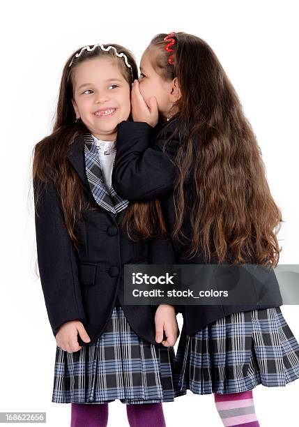 Sussurrar Tempo - Fotografias de stock e mais imagens de 6-7 Anos - 6-7 Anos, Aluno, Aluno da Escola Primária