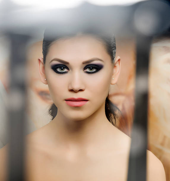 Women, One Woman Only, Ceremonial Make-Up, Only Women, Curly Hair