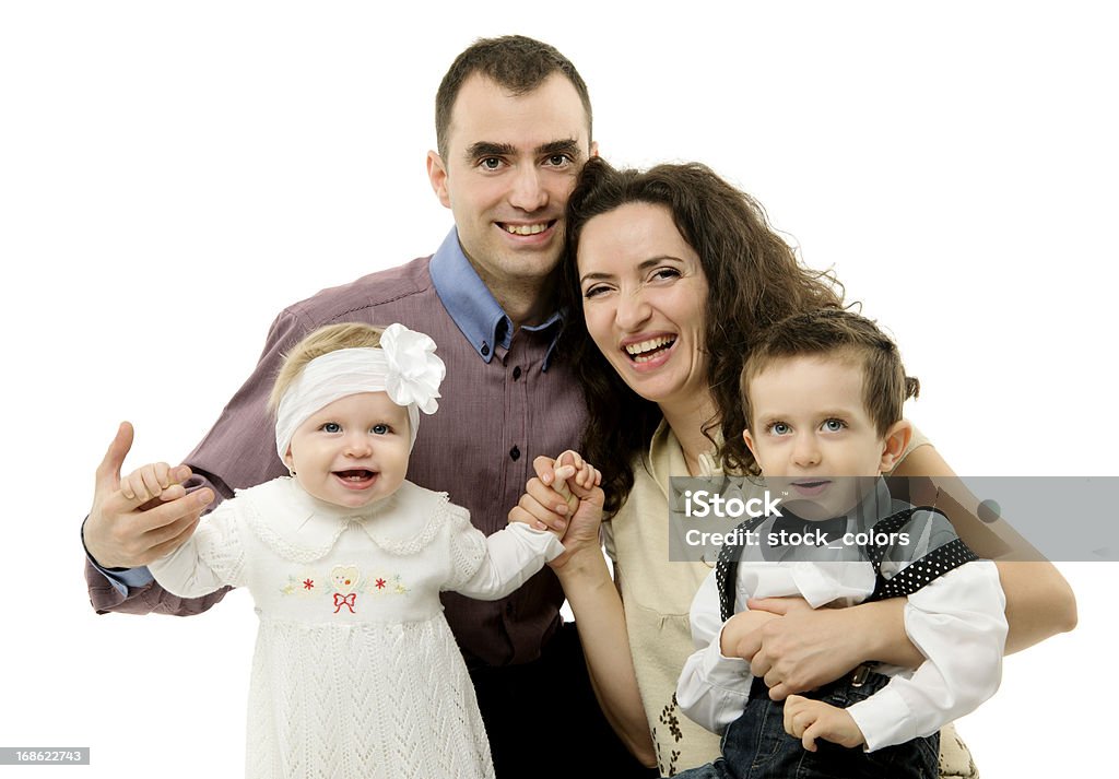 Família sorrindo - Foto de stock de 30 Anos royalty-free